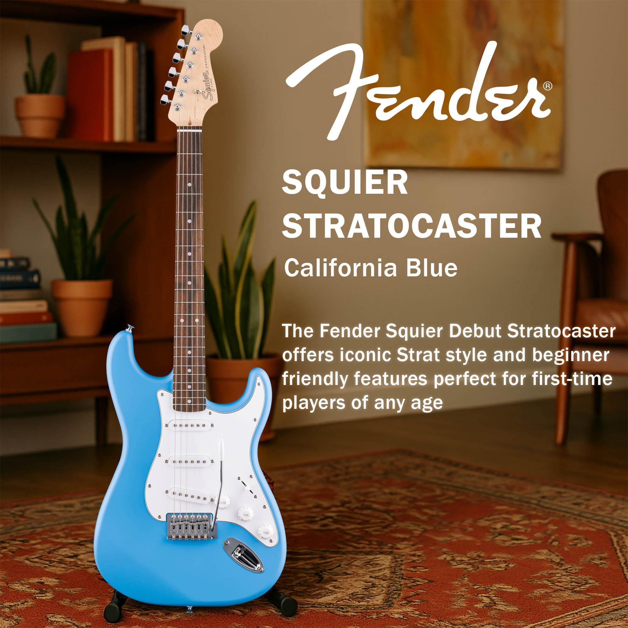 Amazon.co.jp: Fender Squier Stratocaster - カリフォルニア